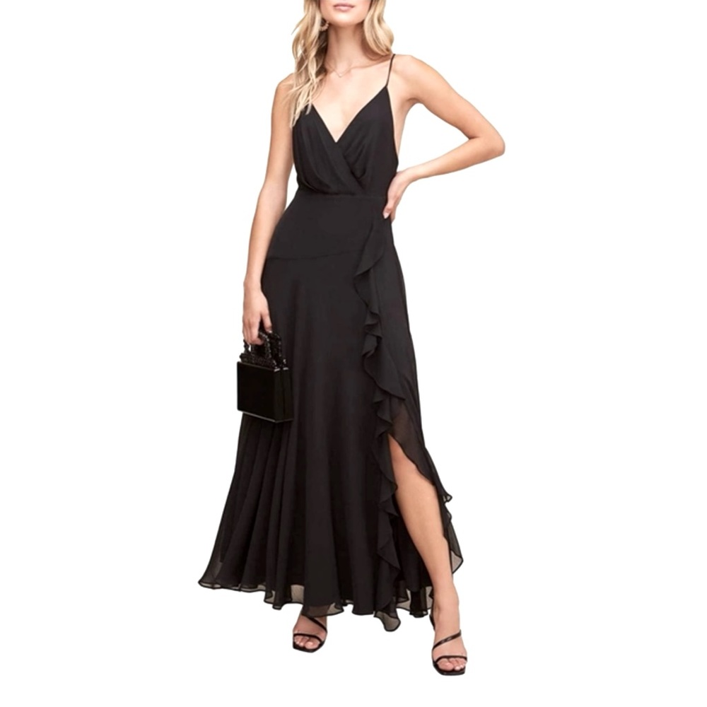 ASTR The Label- Holland Ruffle Maxi Dress
